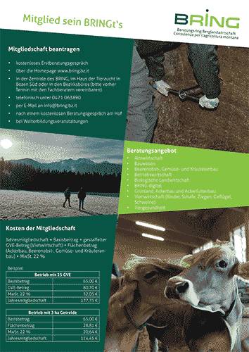 BRING Beratungsring Berglandwirtschaft Bergbauern